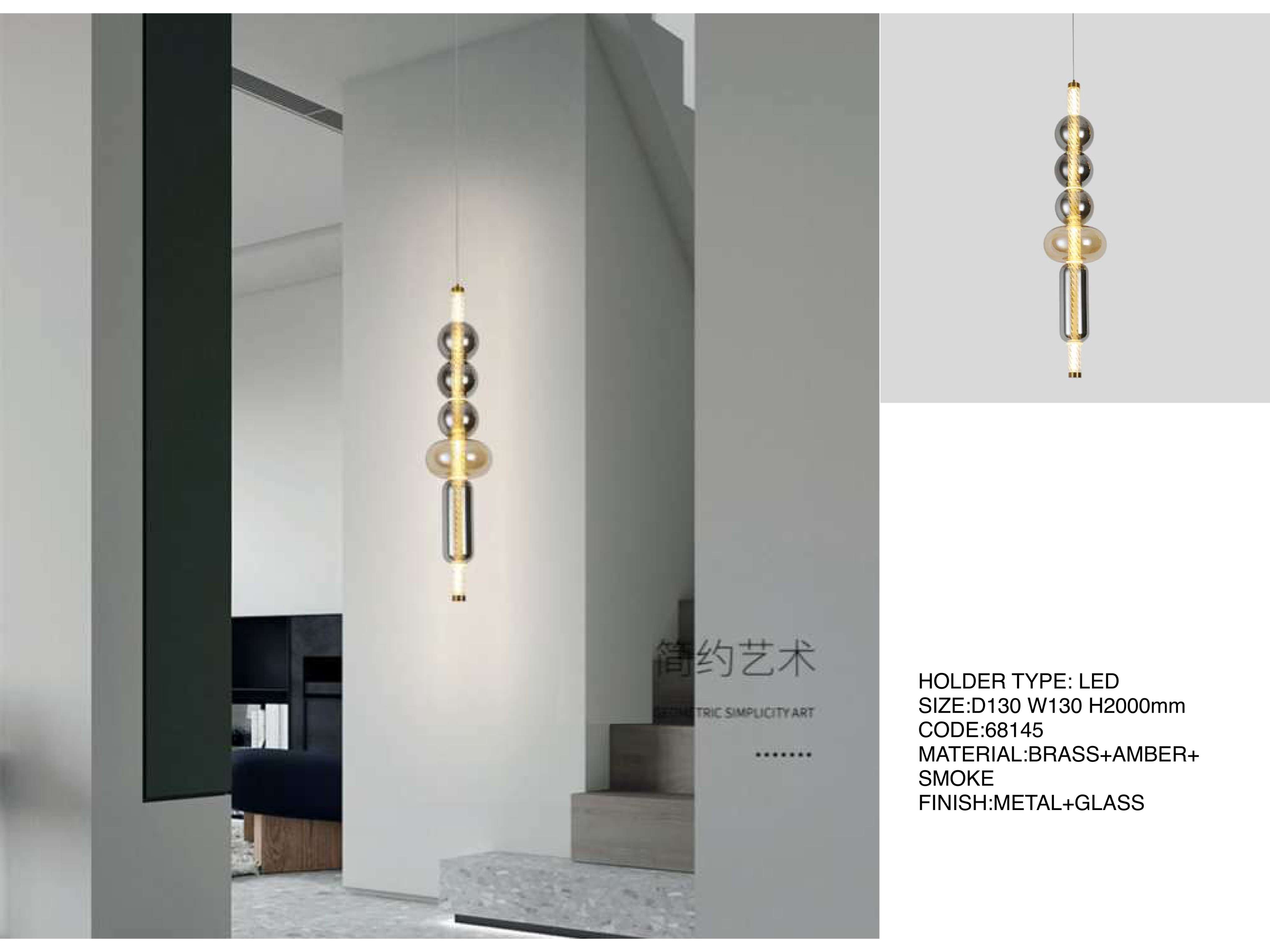 Beyond Lights - Glass Pendant Light- LCHL